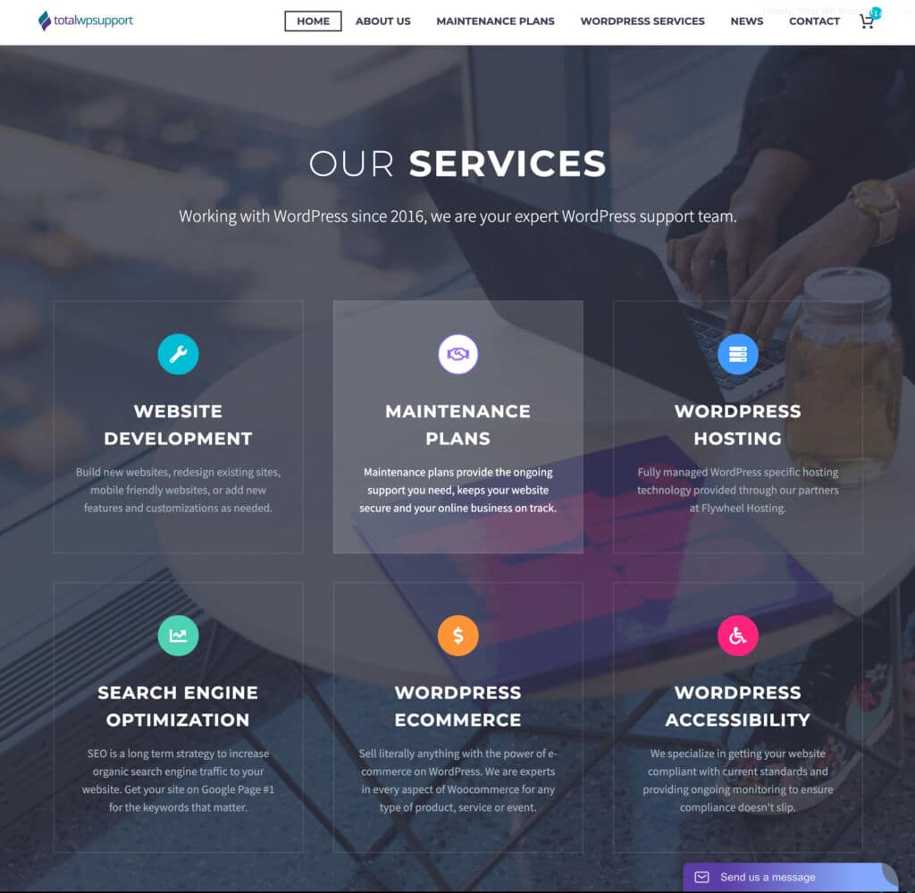 new wordpress website design