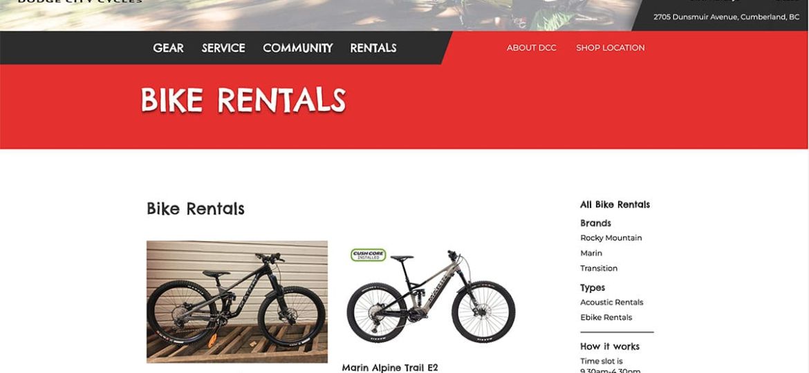 bike rental booking calendar for wordpress website