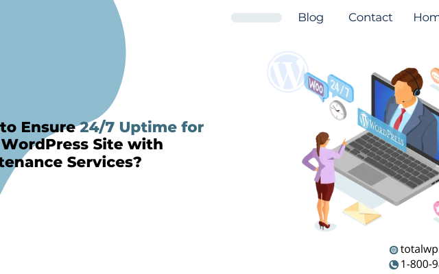 wordpress site with maintenance services