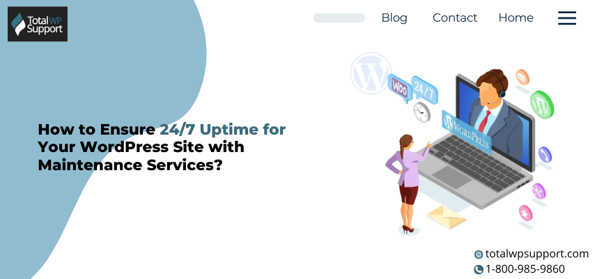 wordpress site with maintenance services