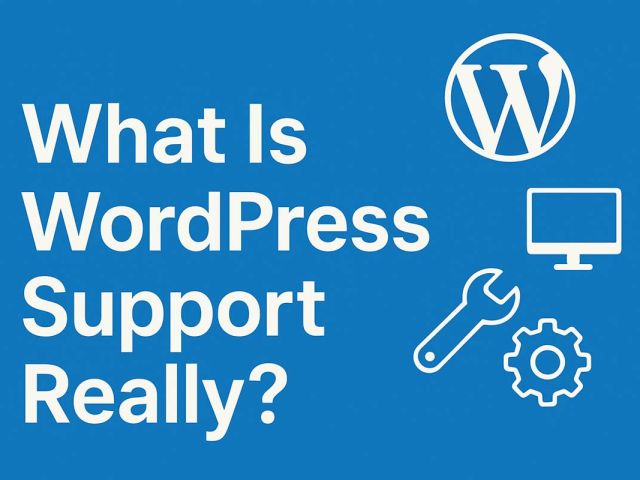 what is wordpress support really